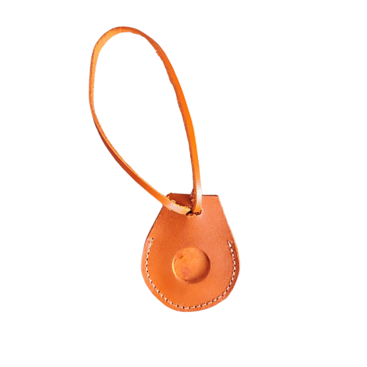 GENUINE LEATHER AIRTAG HOLDER