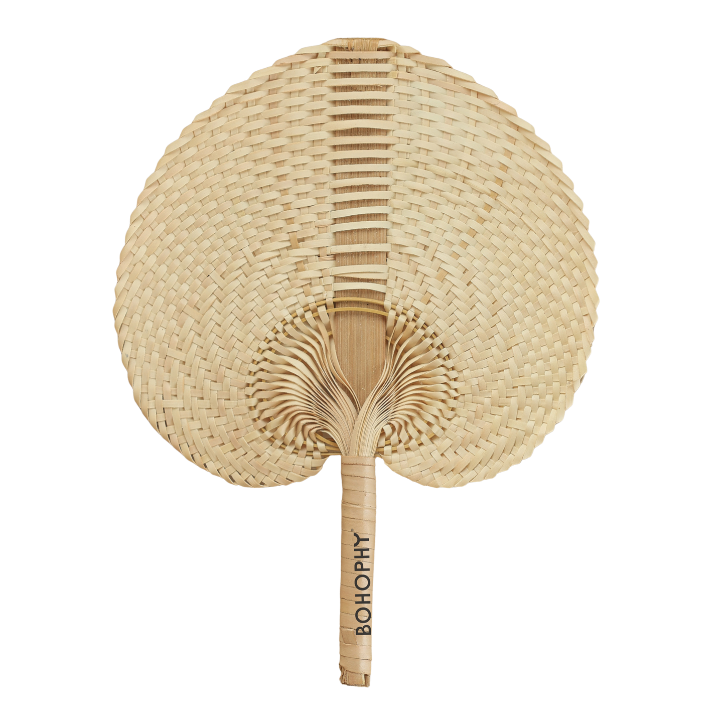 Bahia banana fiber hand fan artisan made