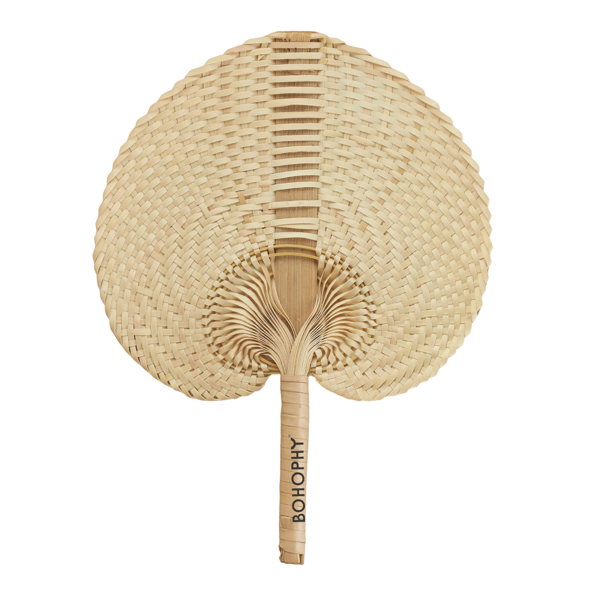 Bahia banana fiber hand fan artisan made