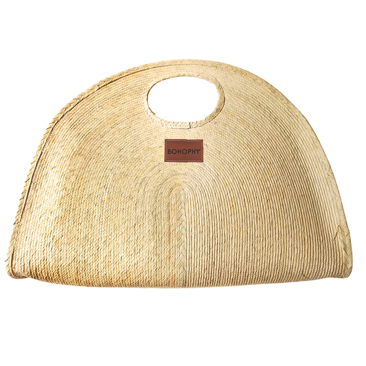 Cuyo palm fiber large capacity bag handwoven