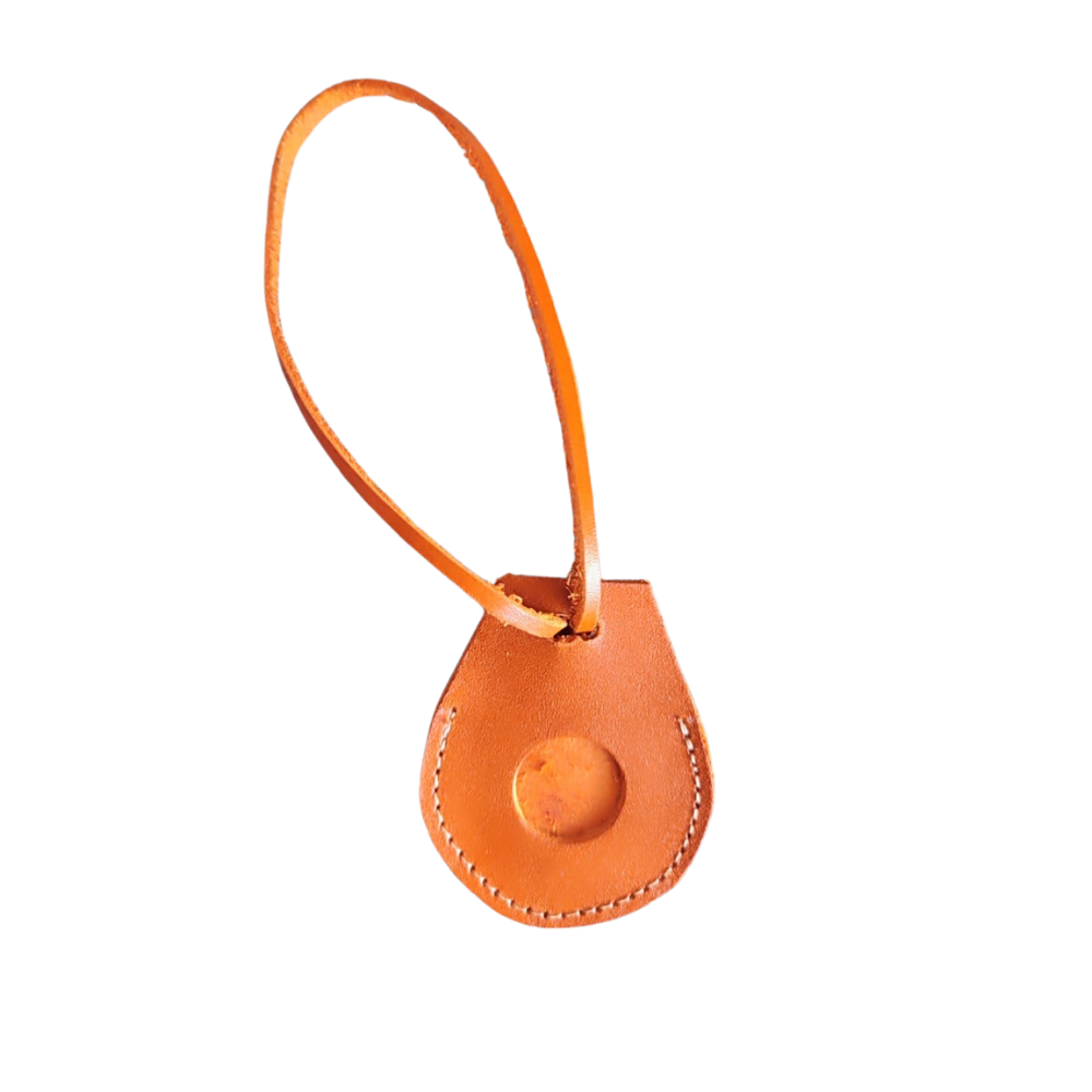 GENUINE LEATHER AIRTAG HOLDER