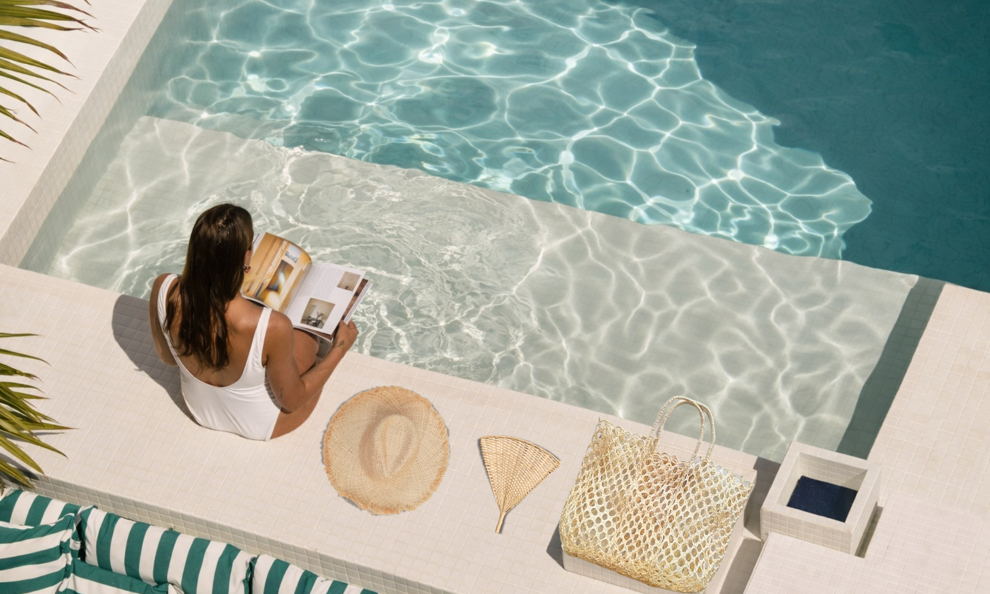 Luxury hotel welcome amenity featuring natural handcrafted accessories